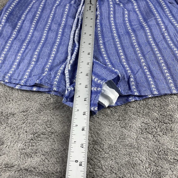 BCBGeneration Striped Shorts Womens Small Blue Drawstring Mid Rise - Picture 4 of 14